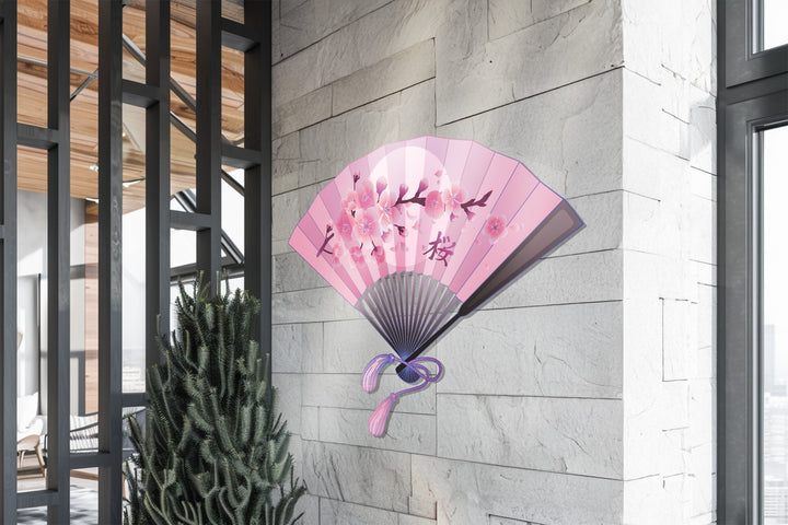 japanese sakura metal wall art