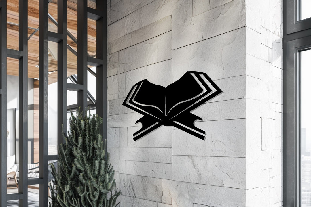 Black Quran Islamic wall art