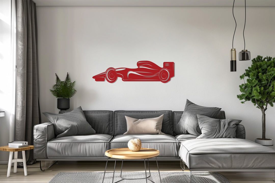 فيلوسيتي درايف - سيارة سباق فورمولا فن جداري معدني