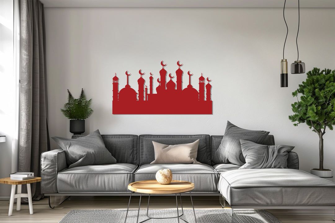 Prayer room Islamic metal decor