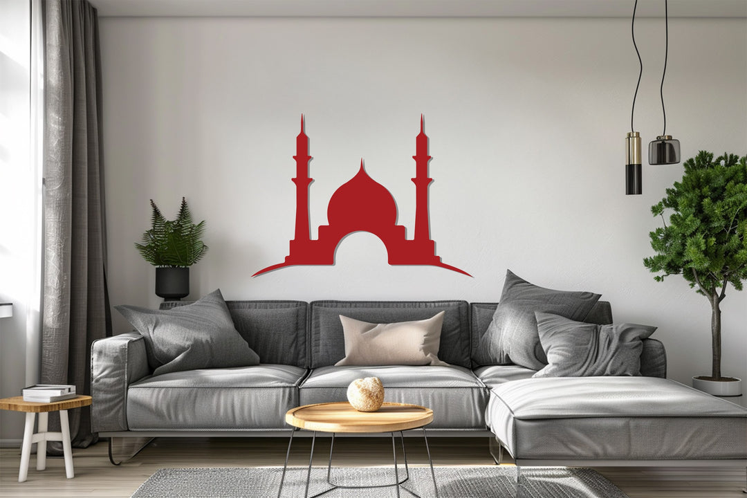 نمط التناغم - هندسي حديث فن جداري معدني لوحة