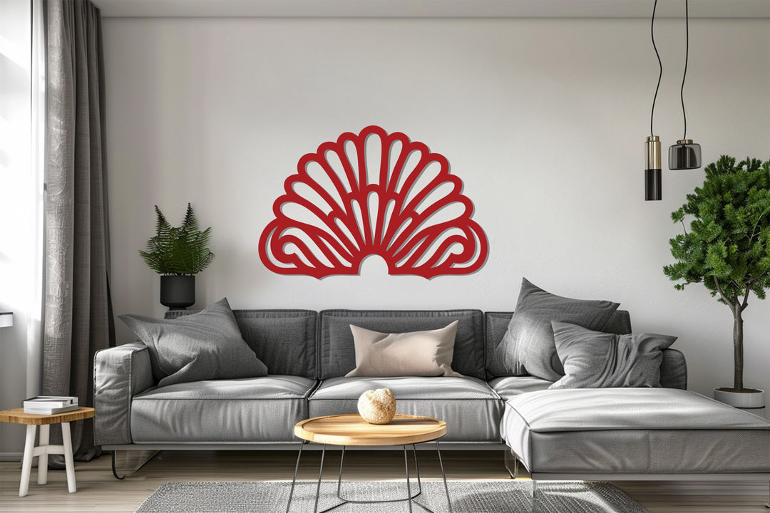 Art Deco Fan Wall Art – Modern Metal Wall Decor
