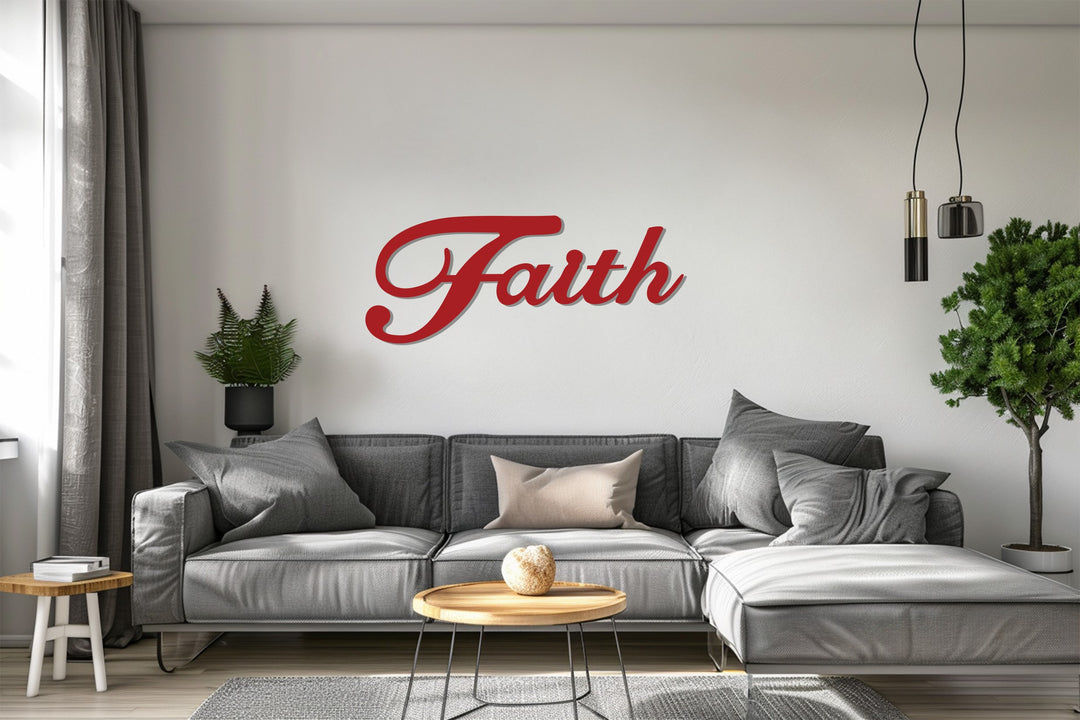 Faith – Inspirational Metal Wall Art