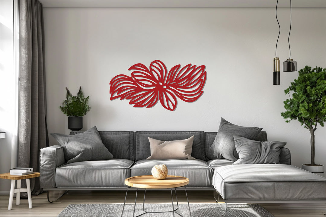Floral Bloom – Modern Flower Metal Wall Art