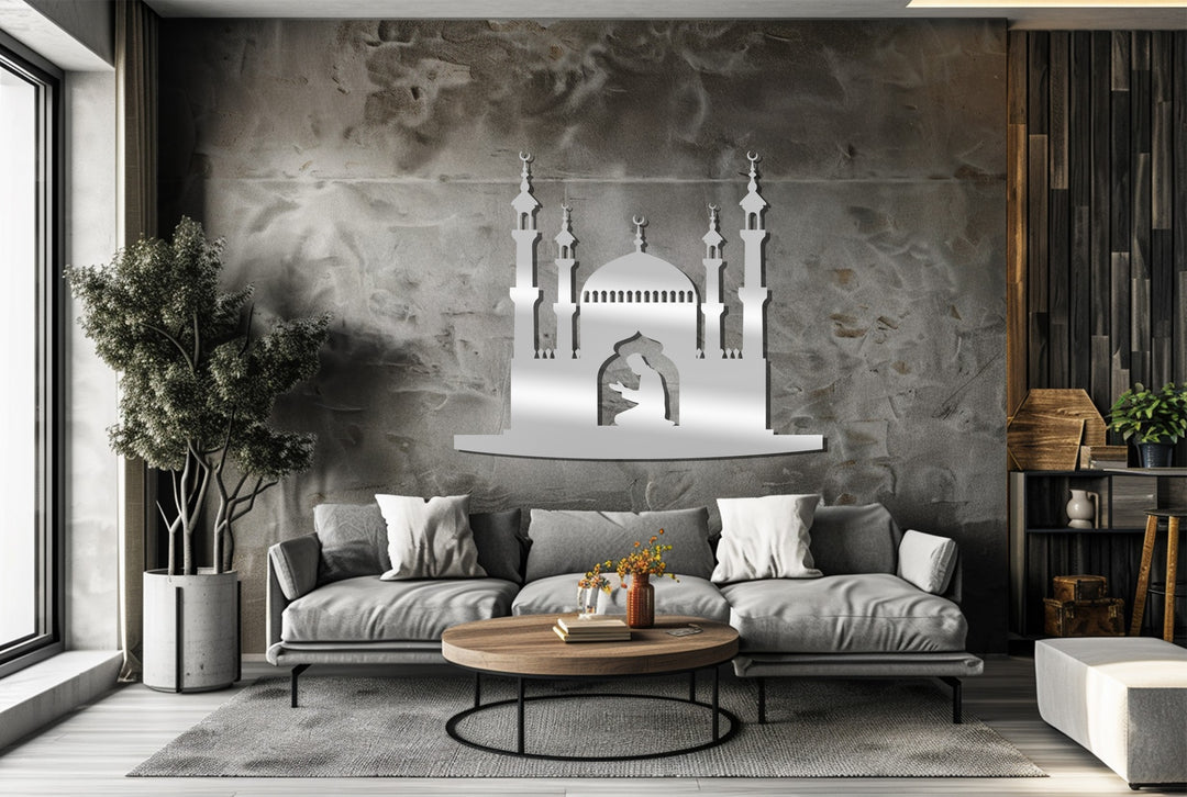 Western-Cowboy-Silhouette – Pferd & Rodeo Metall Wandbilder