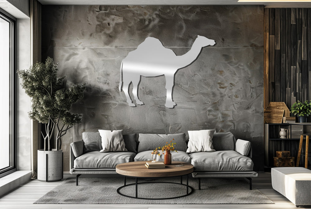 Black camel wall hanging for bohemian and rustic interiors