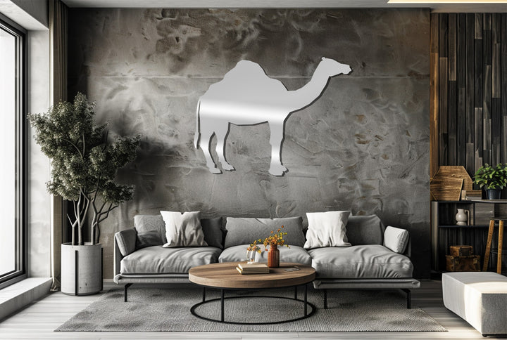 Black camel wall hanging for bohemian and rustic interiors