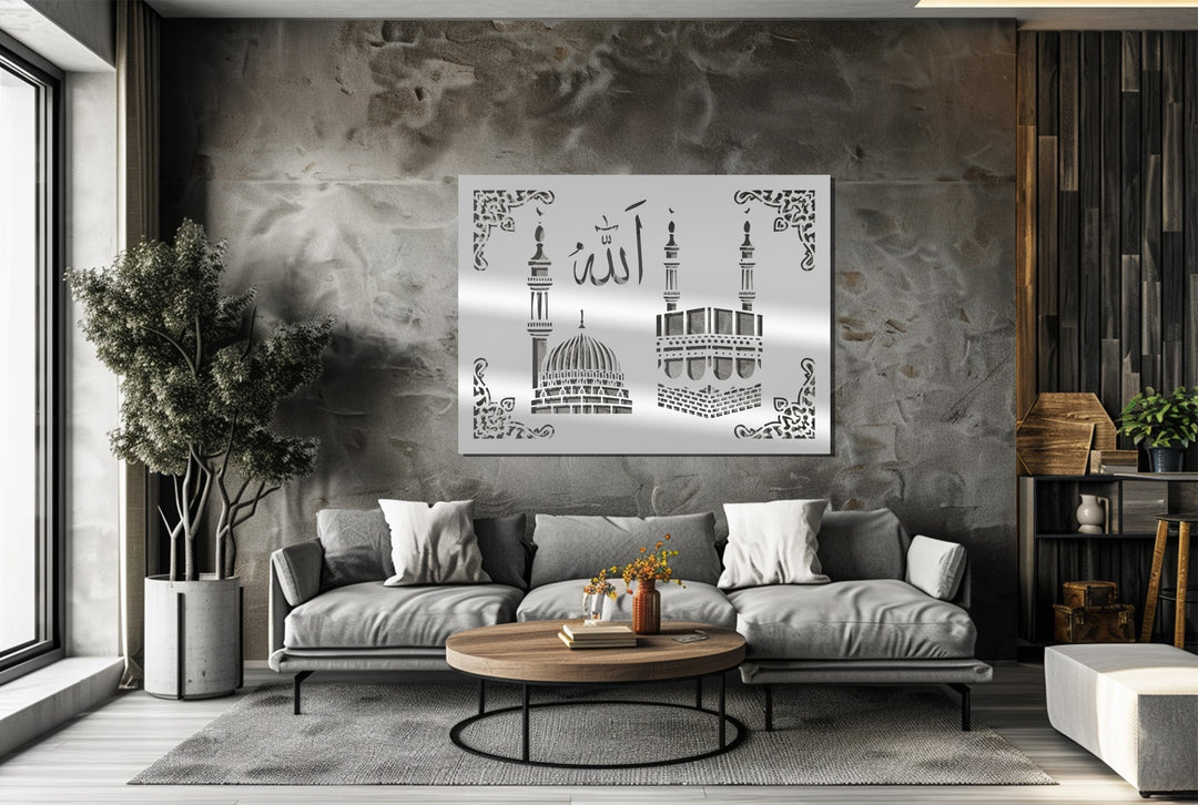 Western-Cowboy-Silhouette – Pferd & Rodeo Metall Wandbilder