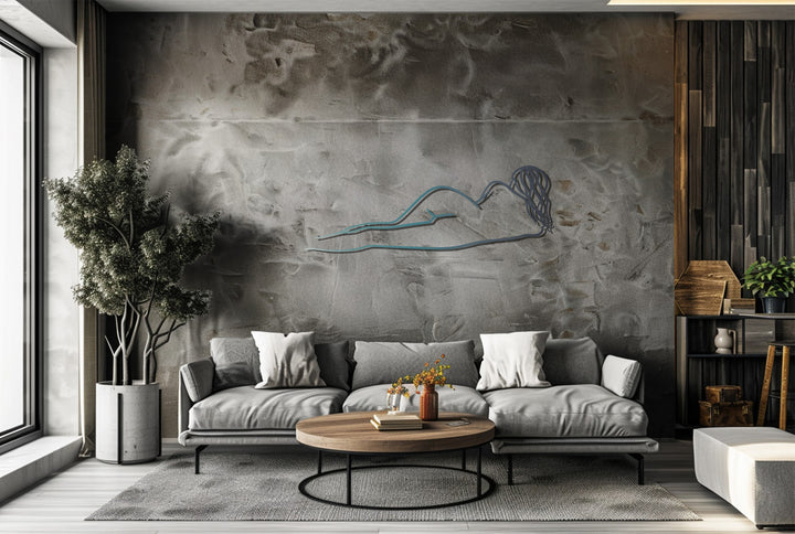 Modern female line art wall decoration