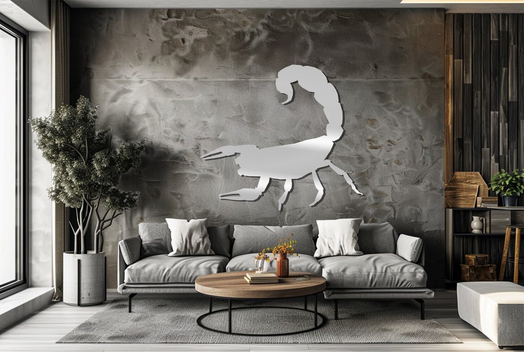 Scorpion Silhouette – Bold Metal Wall Art