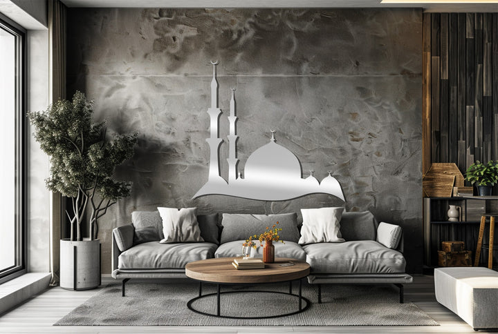 Mosque dome and minaret wall decor