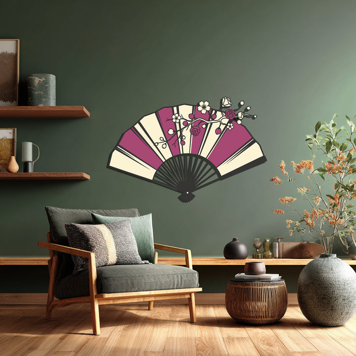 japanese blossom metal wall art