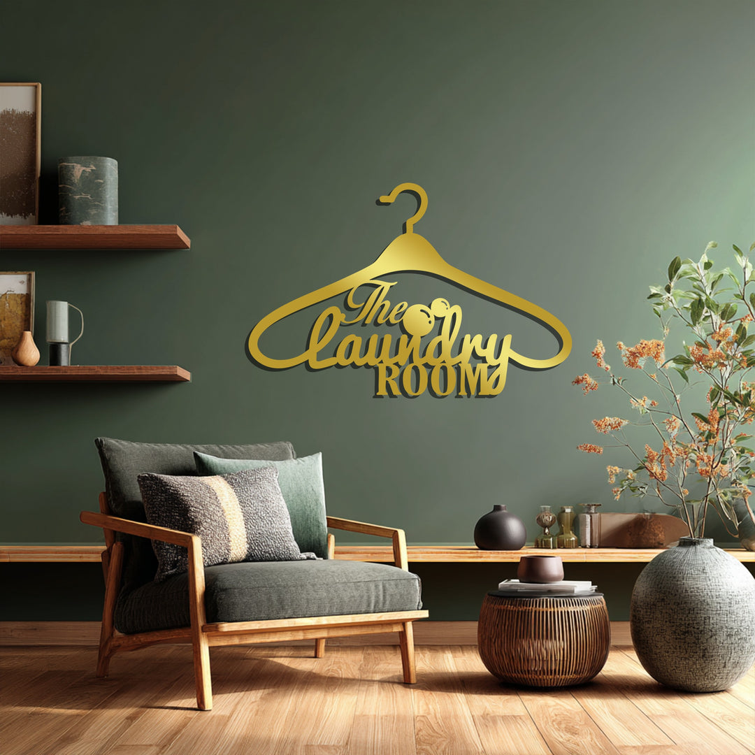 The Laundry Room – Modern Hanger Metal Wall Art
