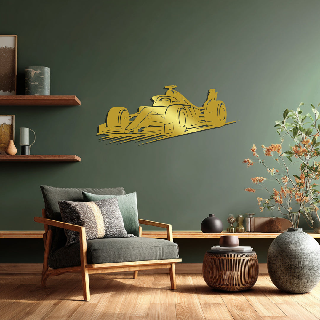 فيلوسيتي شادو – سباقات الفورمولا واحد فن جداري معدني