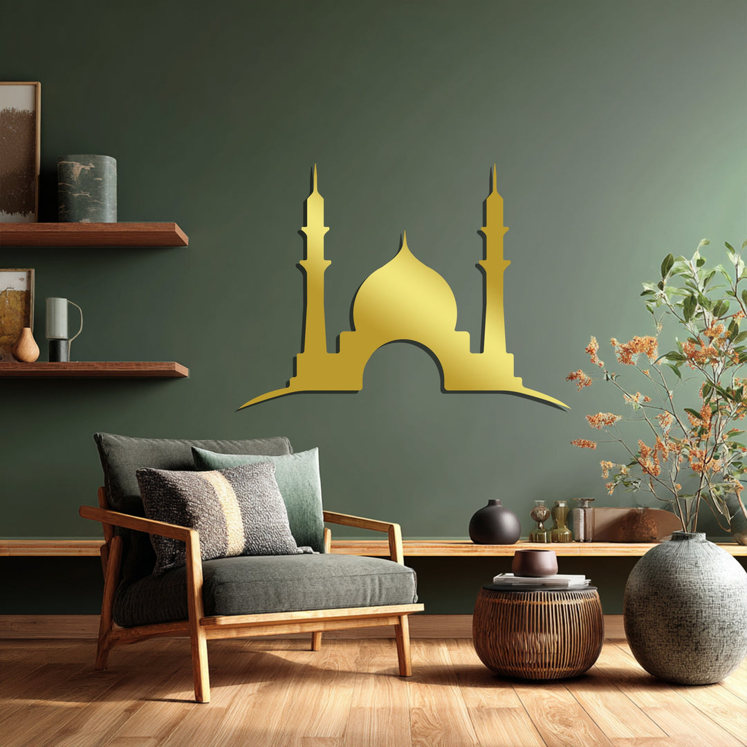 نمط التناغم - هندسي حديث فن جداري معدني لوحة