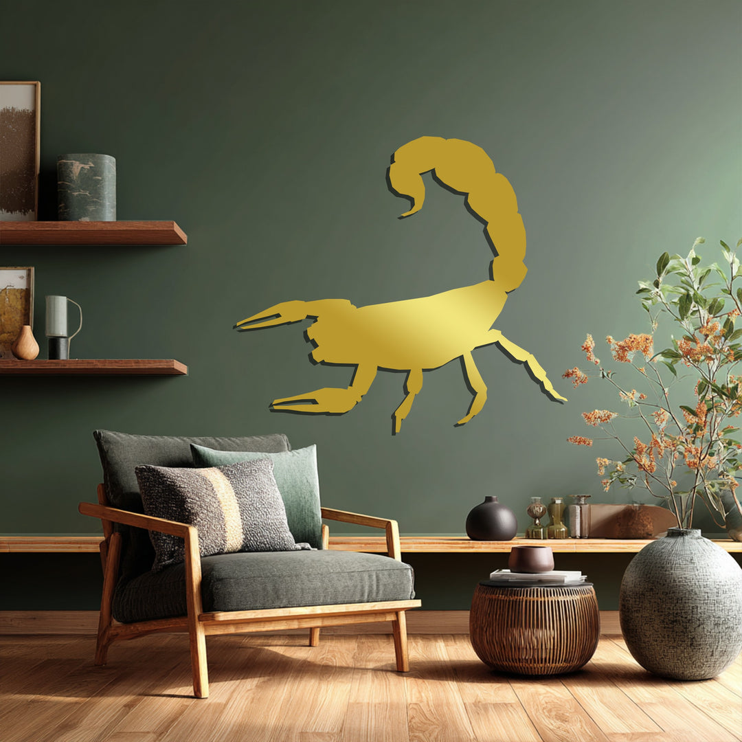 Scorpion Silhouette – Bold Metal Wall Art