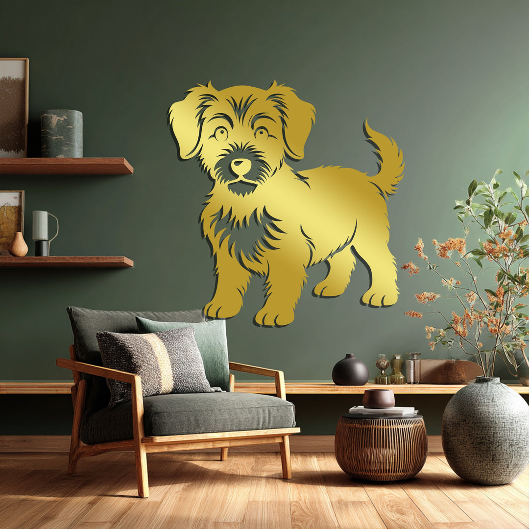 Dog-inspired wall décor for living rooms and bedrooms