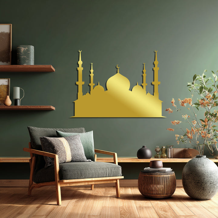 Prayer room mosque silhouette wall art