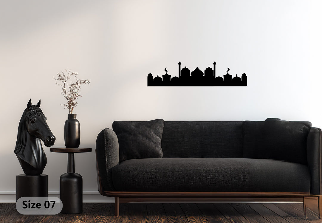 Western-Cowboy-Silhouette – Pferd & Rodeo Metall Wandbilder