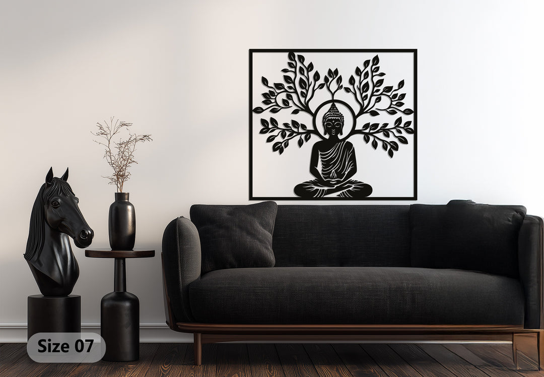 Buddha Serenity – Sacred Meditation Metal Wall Art