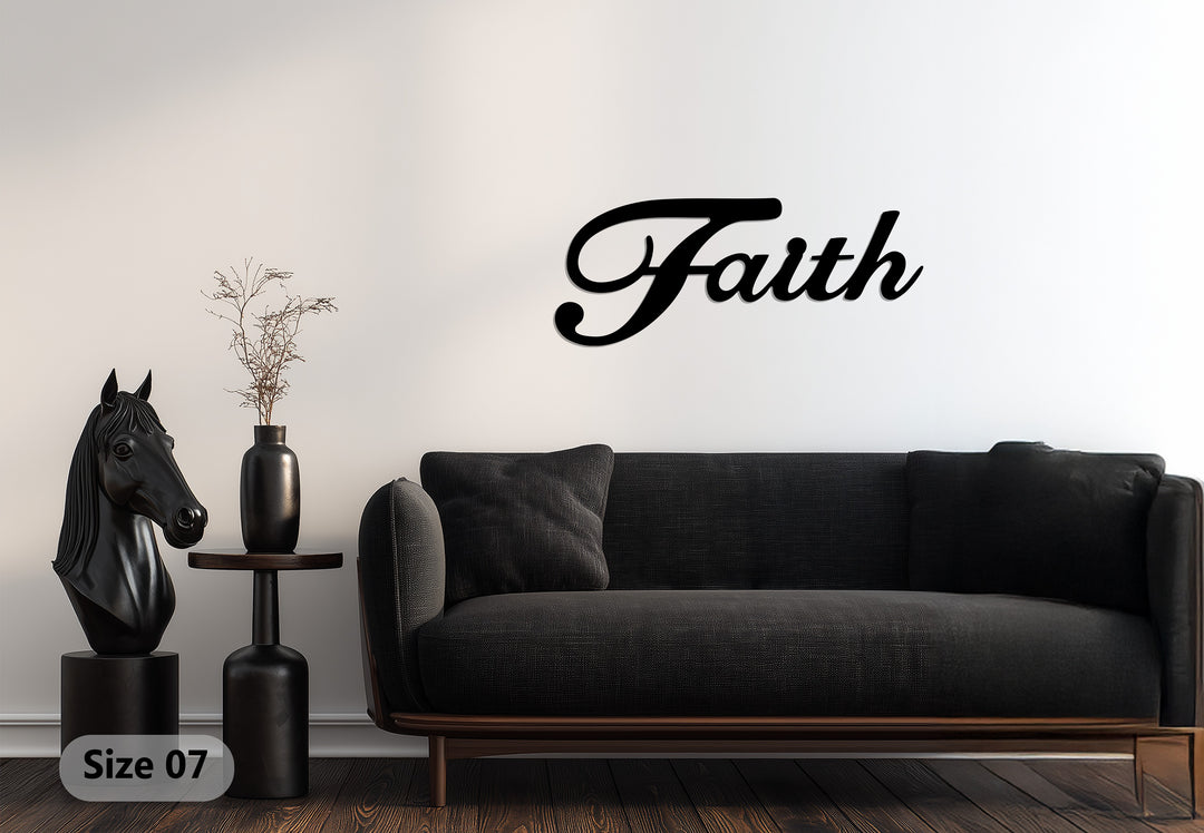 Faith – Inspirational Metal Wall Art