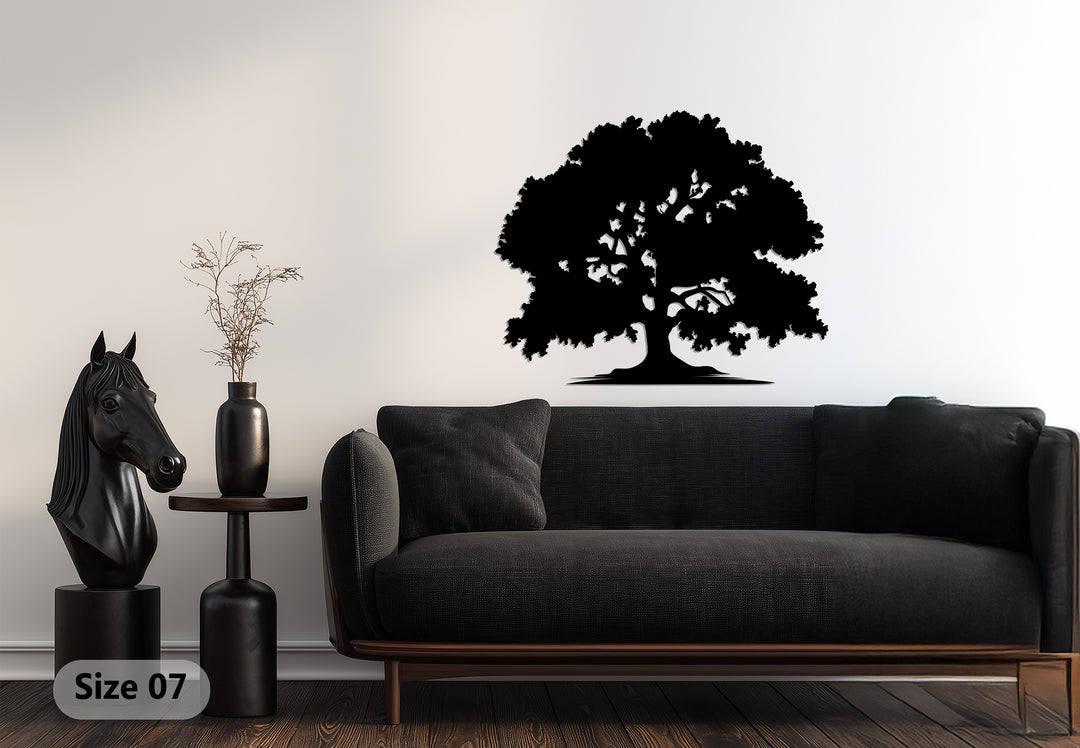 Majestic Oak –  Metal Tree of Life Wall Art