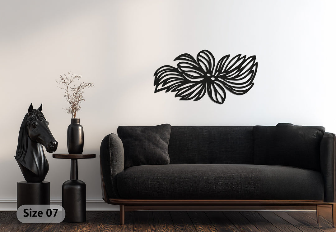 Floral Bloom – Modern Flower Metal Wall Art