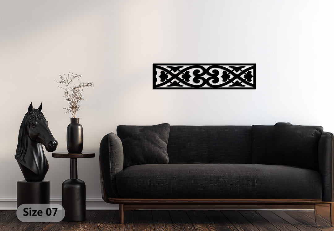 نمط أبدي – زخرفي حديث فن جداري معدني لوحة