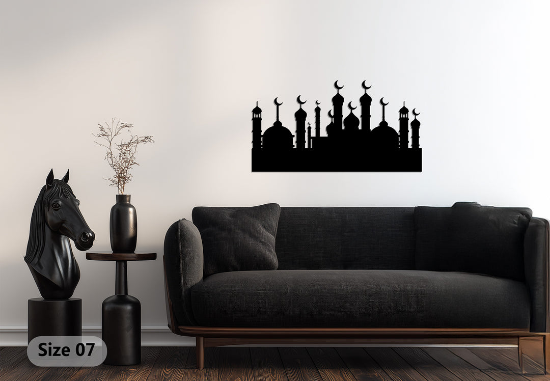 Western-Cowboy-Silhouette – Pferd & Rodeo Metall Wandbilder