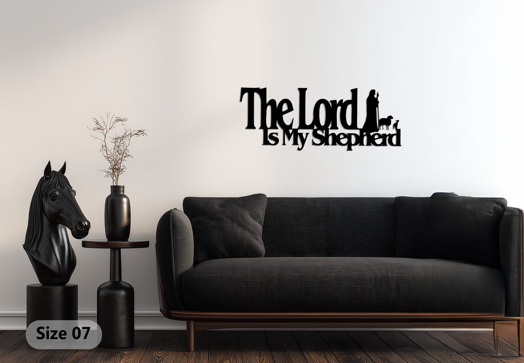 The Lord Is My Shepherd – Christian Metal Wall Art
