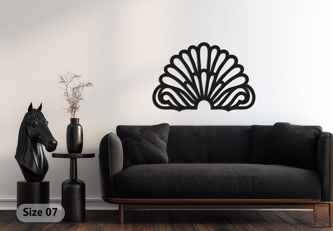 Art Deco Fan Wall Art – Modern Metal Wall Decor
