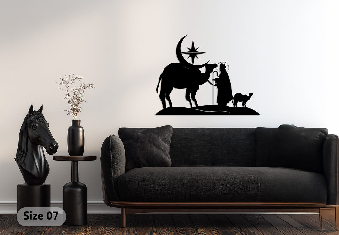 رحلة مصحوبة بمرشدين - ميلاد الملوك الثلاثة فن جداري معدني