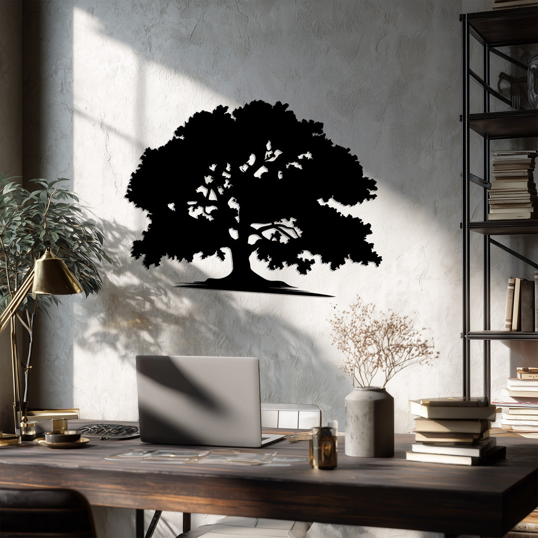 Majestic Oak –  Metal Tree of Life Wall Art
