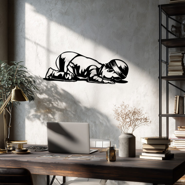 Faith inspired child wall art metal