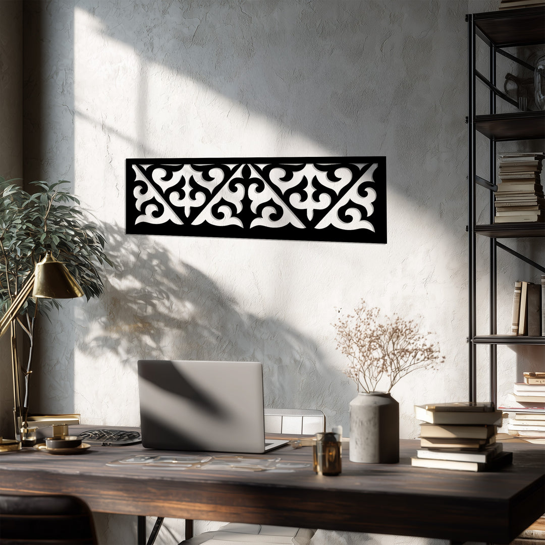 Silhouette di cowboy western – Cavallo e rodeo Decorazioni Murali in Metallo