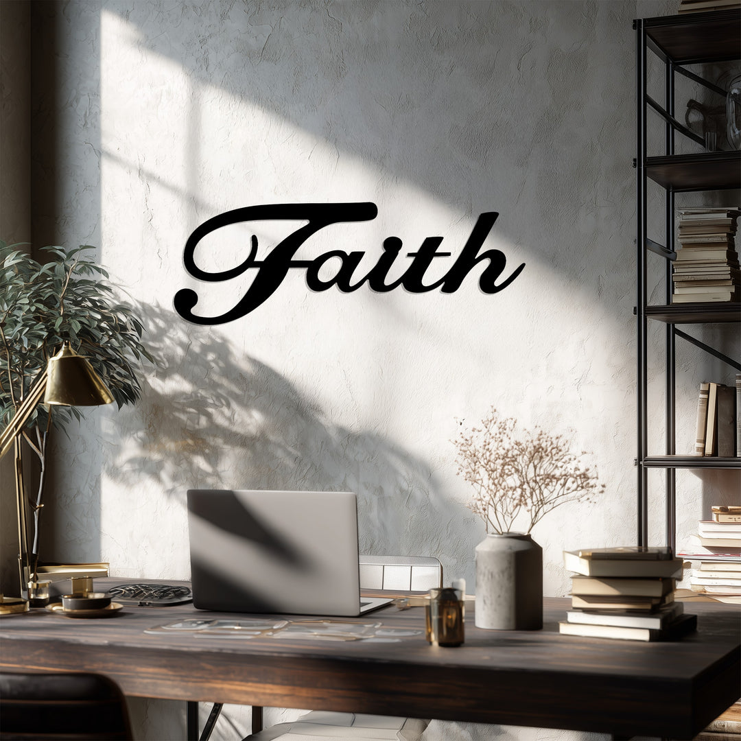 Faith – Inspirational Metal Wall Art