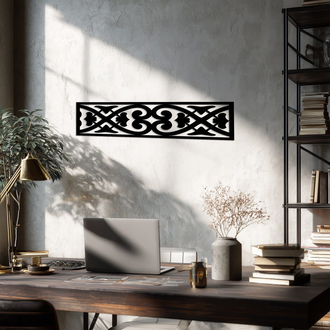 نمط أبدي – زخرفي حديث فن جداري معدني لوحة