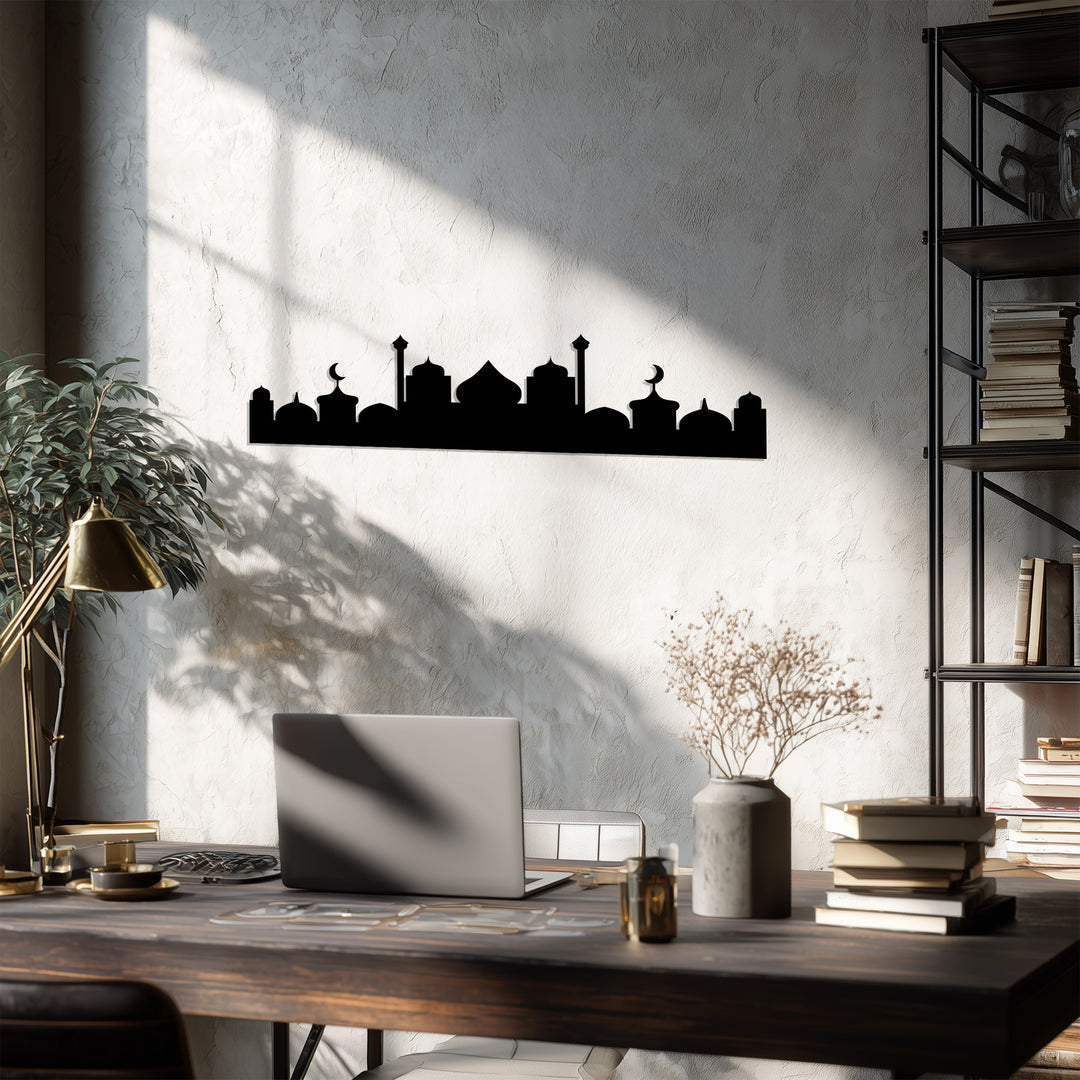 Western-Cowboy-Silhouette – Pferd & Rodeo Metall Wandbilder