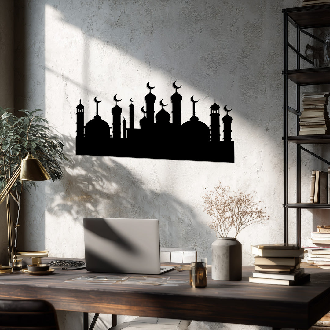 Western-Cowboy-Silhouette – Pferd & Rodeo Metall Wandbilder