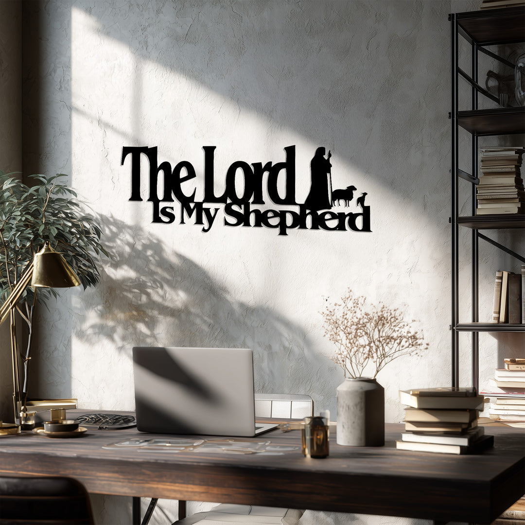 The Lord Is My Shepherd – Christian Metal Wall Art