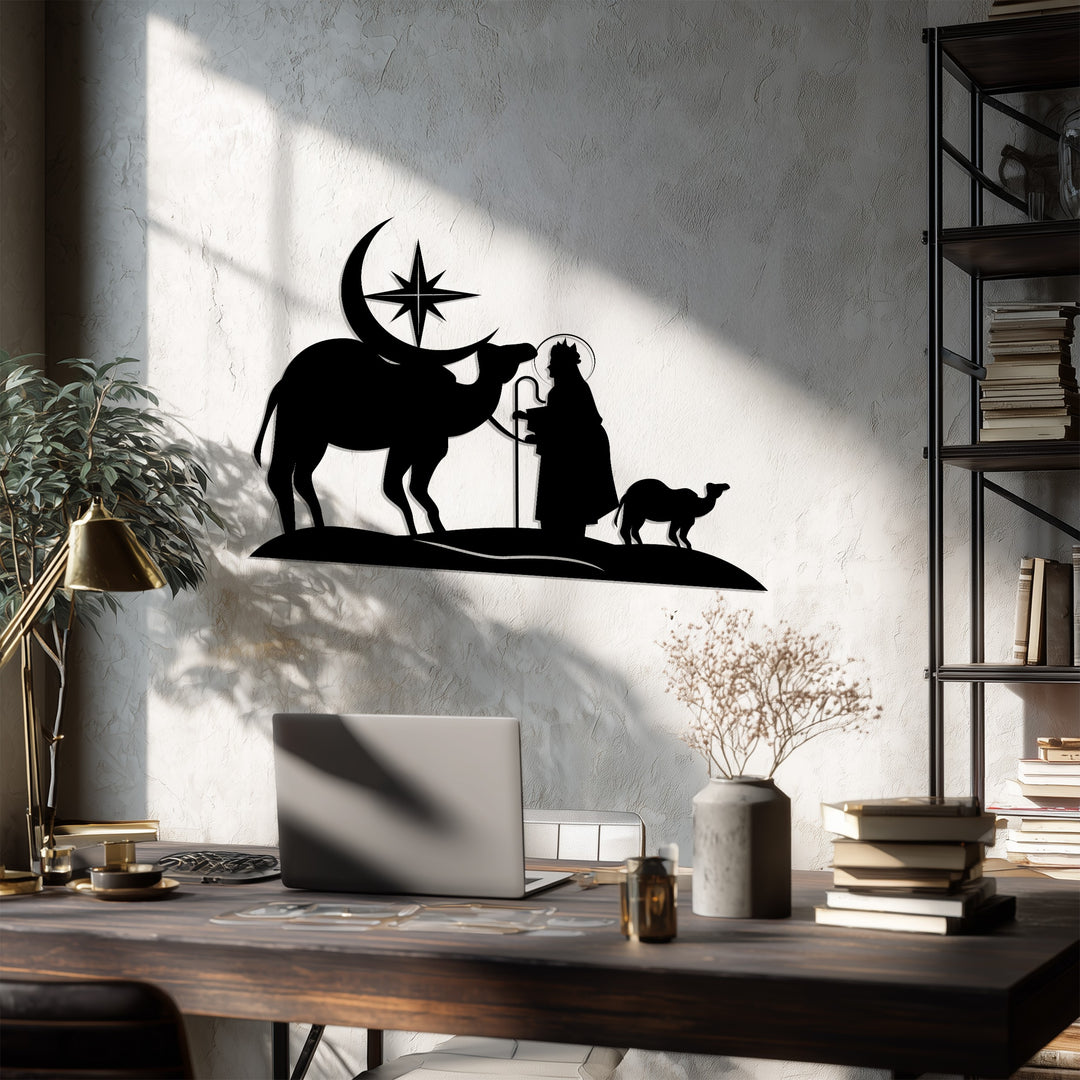 رحلة مصحوبة بمرشدين - ميلاد الملوك الثلاثة فن جداري معدني