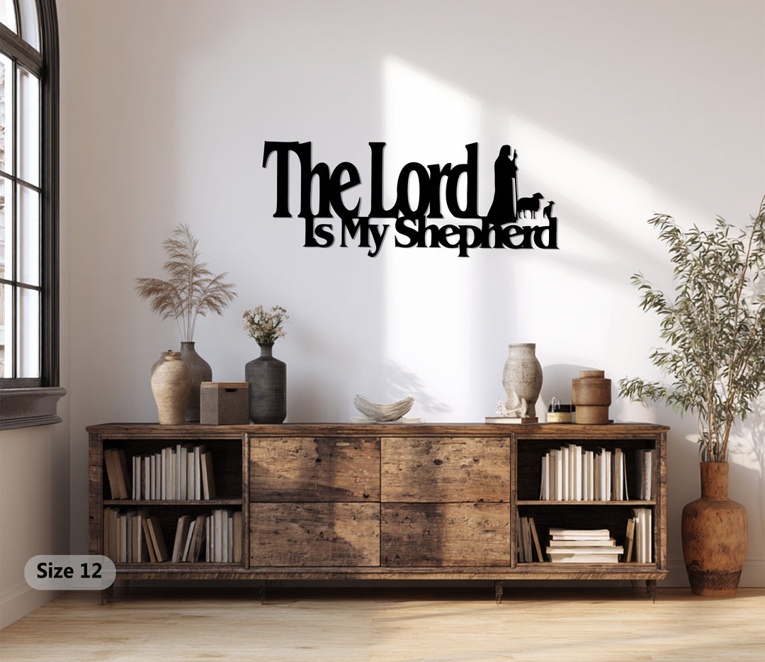 The Lord Is My Shepherd – Christian Metal Wall Art