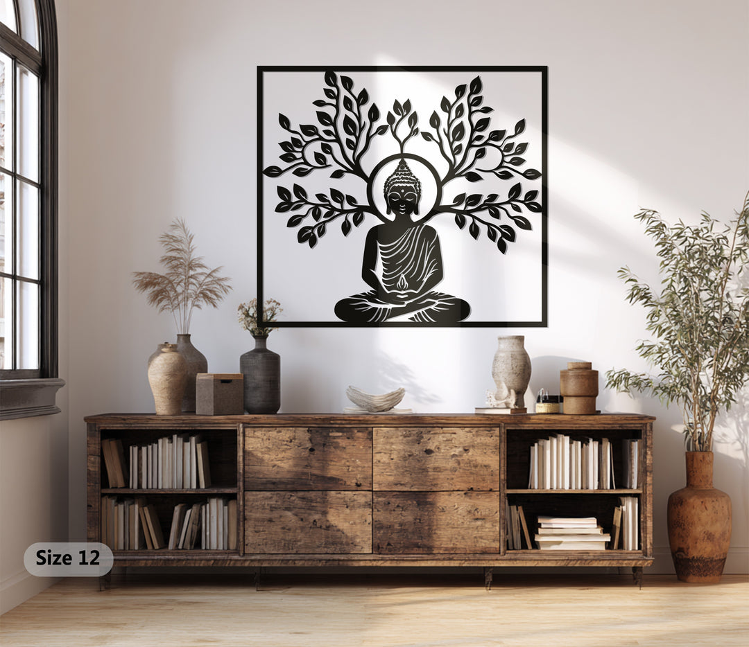 Buddha Serenity – Sacred Meditation Metal Wall Art