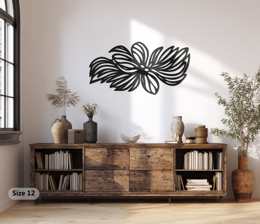Floral Bloom – Modern Flower Metal Wall Art