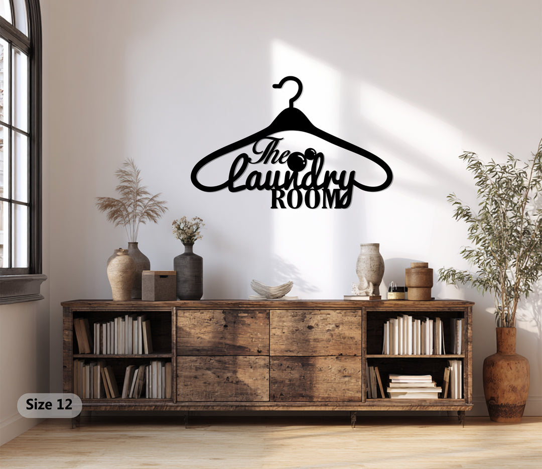 The Laundry Room – Modern Hanger Metal Wall Art