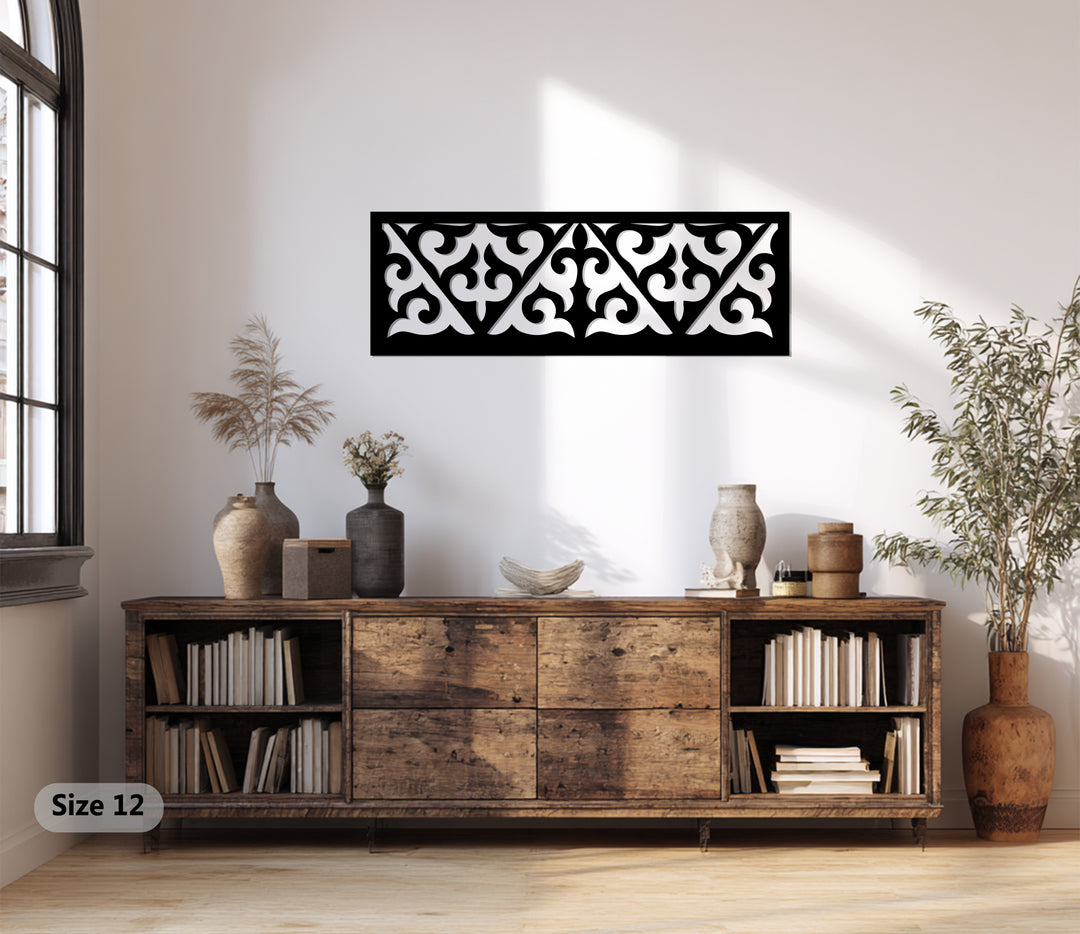 Silhouette di cowboy western – Cavallo e rodeo Decorazioni Murali in Metallo