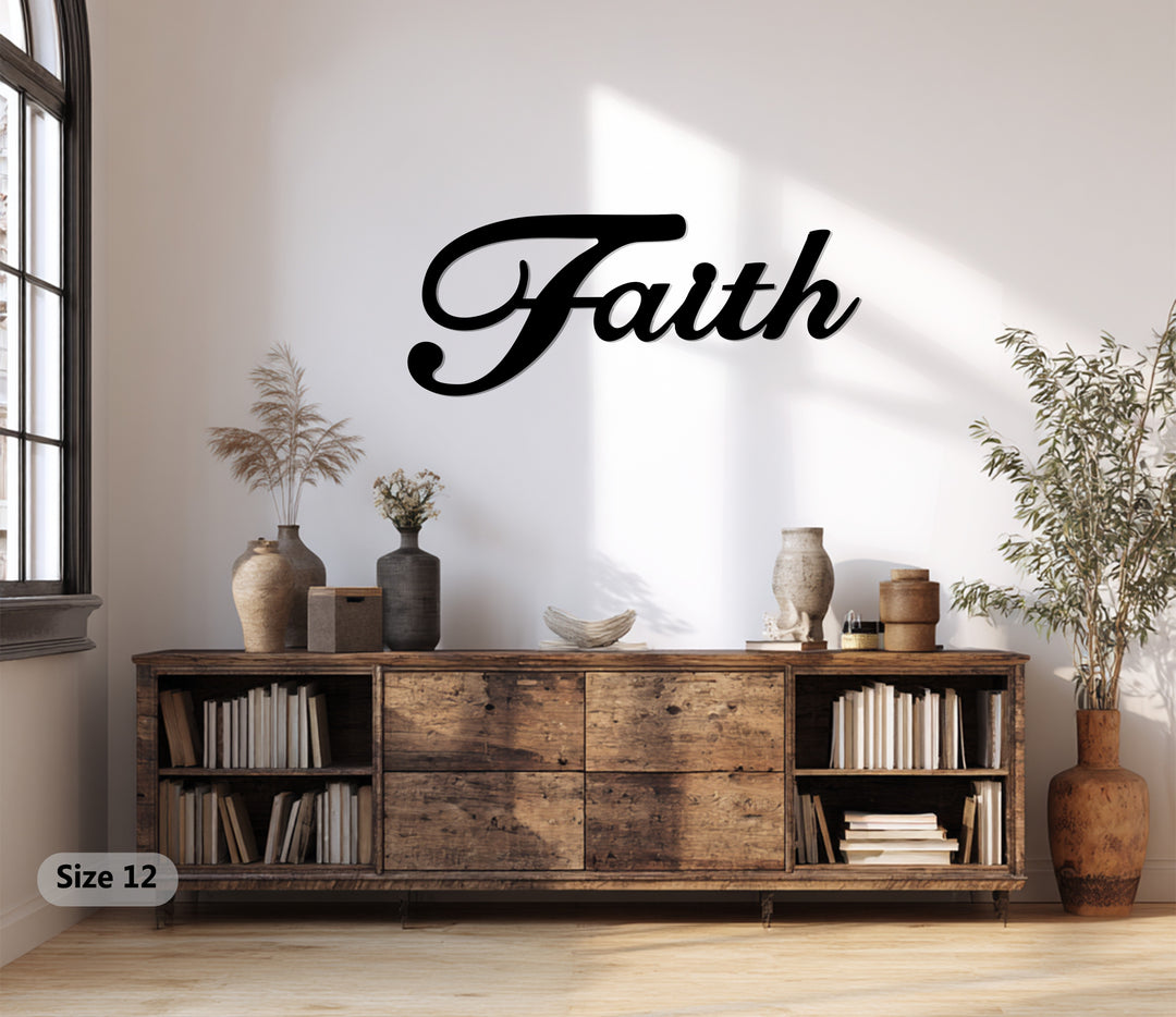 Faith – Inspirational Metal Wall Art