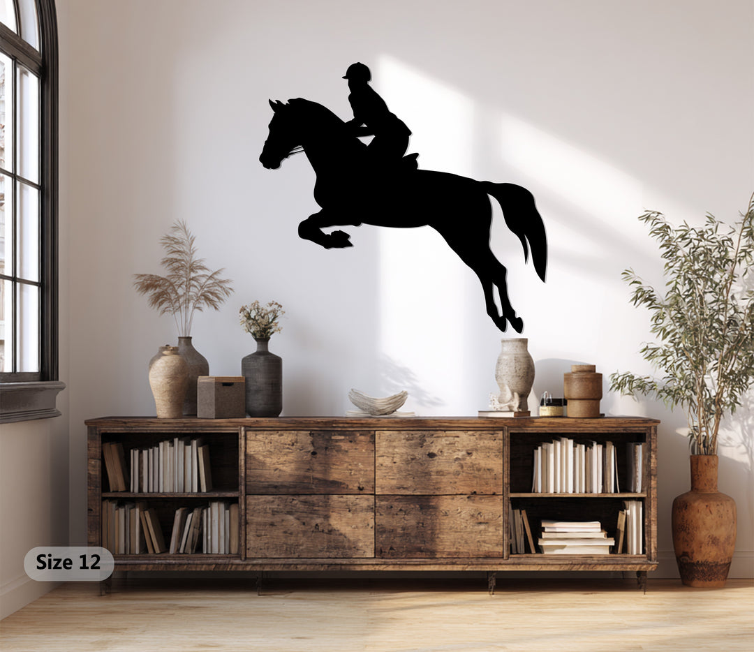 Horse lover metal wall decor silhouette