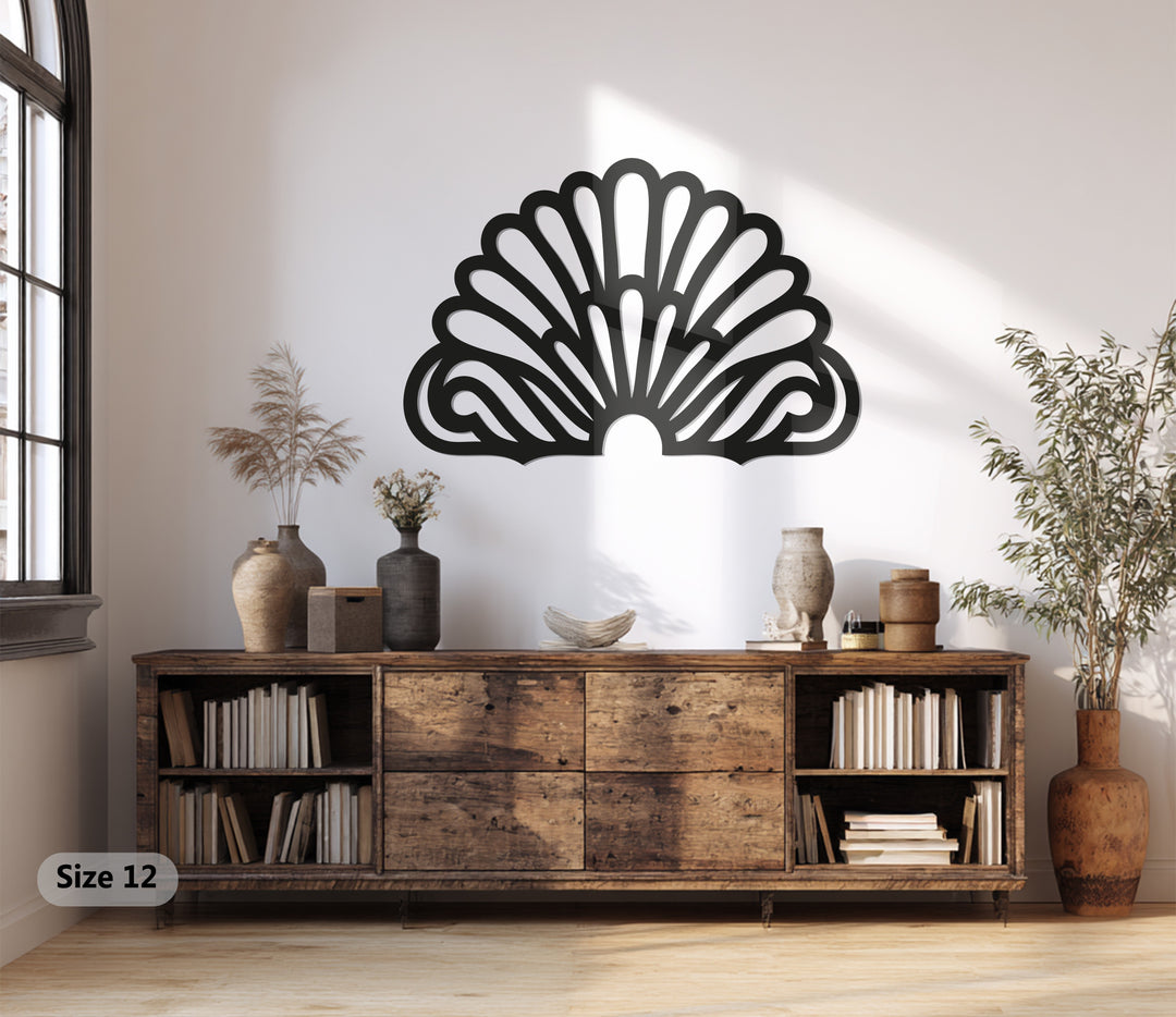 Art Deco Fan Wall Art – Modern Metal Wall Decor