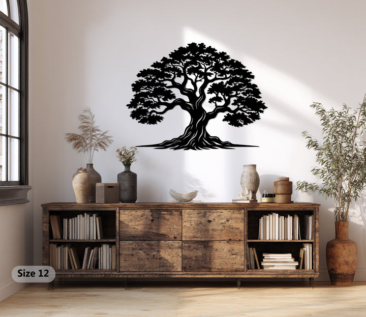 Laser-cut Tree of Life wall panel décor